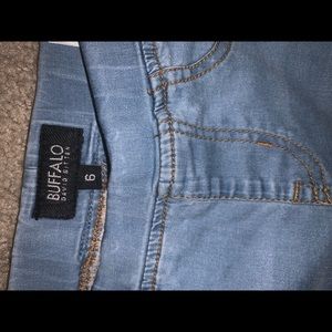 Girls light blue denim jeggings